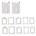 Miniatyrbillede 1 af 10: Hul præget fotoramme DIY Craft Cardstock Paper 2 2 2