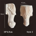 Miniatyrbillede 7 af 10: Vintage træudskåret møbel fodben 10X5.5CMSTYLE 2 STIL 2 10x5.5cmStyle 2