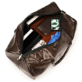 Miniatyrbillede 10 af 10: Bagage Holdall PU Læder Duffle KAFFE Coffee