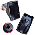 Miniatyrbillede 5 af 10: Gearskifteknap Gearstang SORT SORT Black