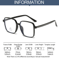 Pikkukuva 3 / 10: Anti-Blue Light Glasses Ylisuuret silmälasit HARMAA Grey