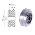 Miniatyrbillede 2 af 6: 10 stk 3D Printer POM Pulley Hjul Seng Hjul Ruller