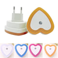 Miniatyrbilde 6 av 9: 2stk Nattlys Induksjonslampe ROSA EU-STOPP EU-STOPP Pink EU Plug-EU Plug