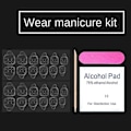 Miniatyrbillede 3 af 8: Pure Manual False Nail Fake Håndlavede negle SSHORT SHORT SSHORT