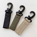 Miniatyrbild 7 av 10: 4 st Webbing ryggsäcksrem Quickdraw Karbinhake KHAKI STYLE 1 Khaki Style 1-Style 1