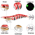 Pikkukuva 8 / 10: 3 kpl Wood katkaravun vieheet Squid koukku 8cm/7.6GRED RED 8cm/7.6gRed