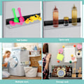 Miniatyrbillede 7 af 9: Whiteboard Magnetisk bogreol Bogdisplaystativ TRANSPARANT Transparent