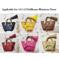 Miniatyrbilde 3 av 10: 1/6 Doll Accessories Dolls Butterfly Handbag SVART Black