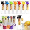 Miniatyrbilde 10 av 10: Vannflaske Fruit Infuser Flasker BLÅ blue