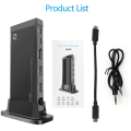 Miniatyrbilde 7 av 10: 13 i 1 Type C HUB USB-C Splitter Dock Station