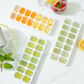 Miniatyrbilde 3 av 10: Isbitbrett Ice Cube Maker Form ORANSJE orange