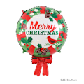 Miniatyrbillede 7 af 9: 3stk julefolieballon oppustelig ballon SNEFNÅL Snowflake