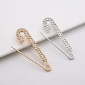 Miniatyrbillede 10 af 10: 4 stk perlebroche reversnål GULD 01 01 gold 01-01
