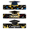 Pikkukuva 9 / 10: 9kpl Graduation Paper Hat Mortralboard Cap MIXED MIXED Mixed