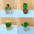 Miniatyrbild 10 av 10: Kaktusfigurer Utsmyckning bil inre prydnader D D D