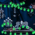 Miniatyrbild 4 av 10: Eyeball String Lights Halloween Lights RÖDA Red