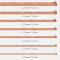 Miniatyrbillede 2 af 8: R350 1,0/1,5/2,0/2,5/3,0/3,5/4,0 mm Styrk aflodningsfletningen 4.0mmX1.5m