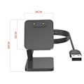 Miniatyrbillede 2 af 10: Oplader Holder USB Kabel Dock Ladeledning Station