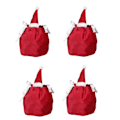 Miniatyrbillede 1 af 10: Juleslikposer Draw String Slikposer 4STK 4STK 4pcs
