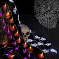 Miniatyrbillede 10 af 10: Halloween LED String Light Skeletter Lights 3 3 3