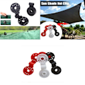 Miniatyrbillede 5 af 10: 12 stk drivhusfilm solskærms netclips SORT 12 stk 12 stk Black 12Pcs-12Pcs