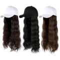 Miniatyrbillede 7 af 9: Connect Wig Justerbar LYSEBRUN SORT HAT SORT HAT light brown Black hat-Black hat
