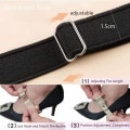 Miniatyrbillede 2 af 8: Dame Snørebånd Bundle Shoe Strings SORT black
