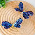 Pikkukuva 6 / 8: Aura Tourmaline Kyanite Dragonfly Butterfly ja Dragonfly C