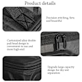 Miniatyrbillede 7 af 10: Makeup Taske Rejse Kosmetik Taske SORT ENKELT LAG black single layer-single layer