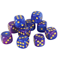 Pikkukuva 1 / 10: 10 kpl/setti DND-noppaa Polyhedral Dice STYLE 6 STYLE 6 Style 6