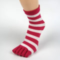 Pikkukuva 6 / 10: 3/6 paria Stripe Full Toe sukat 3 PAIRS-COLOR SATUNNAIS 3 PAIRS-COLOR 3Pairs-Color Random