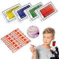 Miniatyrbild 6 av 8: Objektglas för mikroskop Förberedda objektglas SET Set