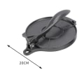 Pikkukuva 5 / 10: Tortillapuristin taikinapuristus MUSTA 20cm 20cm Black 20cm-20cm