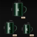 Miniatyrbillede 2 af 10: Kaffekop Dobbeltbund Krus GRØN 350ML 350ML green 350ml-350ml