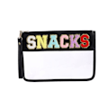 Miniatyrbillede 1 af 10: Brevpose Klar lynlåspose SORT SNACKS SNACKS Black SNACKS-SNACKS