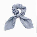 Pikkukuva 1 / 7: 5kpl Silk Scrunchie Bowknot Hiusköysi VAALEANHARMAA light grey