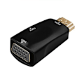 Miniatyrbillede 1 af 10: HDMI-kompatibel til VGA Adapter Converter Adapter SORT Black
