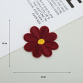 Miniatyrbilde 5 av 10: 40 STK Flower Brodered Patches Brodery Pads BLÅ blue