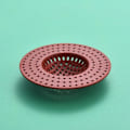 Miniatyrbilde 1 av 10: 6 STK Vask Sil Plugg Filterkurv VINRØD wine red