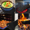 Miniatyrbild 5 av 10: Grillhandskar Grillhandske RÖD STIL 1 Red Style1