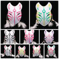 Miniatyrbillede 6 af 10: Fox Fairy Mask Cosplay Mask TYPE E TYPE E Type E