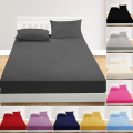 Miniatyrbilde 6 av 10: King Size Sheets Fitted Sheet KAFFE Coffee