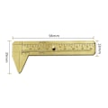 Miniatyrbilde 2 av 10: Vernier Caliper Glidemåler i messing DOBBEL SKALA DOBBEL SKALA Double Scale