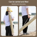Miniatyrbillede 5 af 10: Fiskegrej Opbevaringspose Fiskestang Taske BEIGE 140CM Beige 140cm