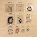 Miniatyrbillede 2 af 10: 100 Stk/Lot Zip Lock Taske Selvforseglende opbevaringsposer 7X10CM 7x10cm