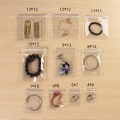 Miniatyrbillede 2 af 10: 100 stk./parti Zip Lock Bag Selvforsegling opbevaringsposer 4X6CM 4x6cm