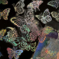 Miniatyrbilde 3 av 3: Klistremerker Holographic Stickers Glitter Stickers