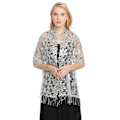 Miniatyrbillede 4 af 10: Aftenkjoler Sjal Lady Cape Wraps SORT SORT Black
