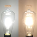 Miniatyrbild 3 av 10: LED glödlampa Vintage Bulb 8WWARM GUL 2200K VARM GUL 8WWarm Yellow 2200K