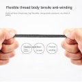 Miniatyrbilde 7 av 9: Hurtiglading Type-C Datakabel SVART TYPE-C TYPE-C BLACK TYPE-C-TYPE-C